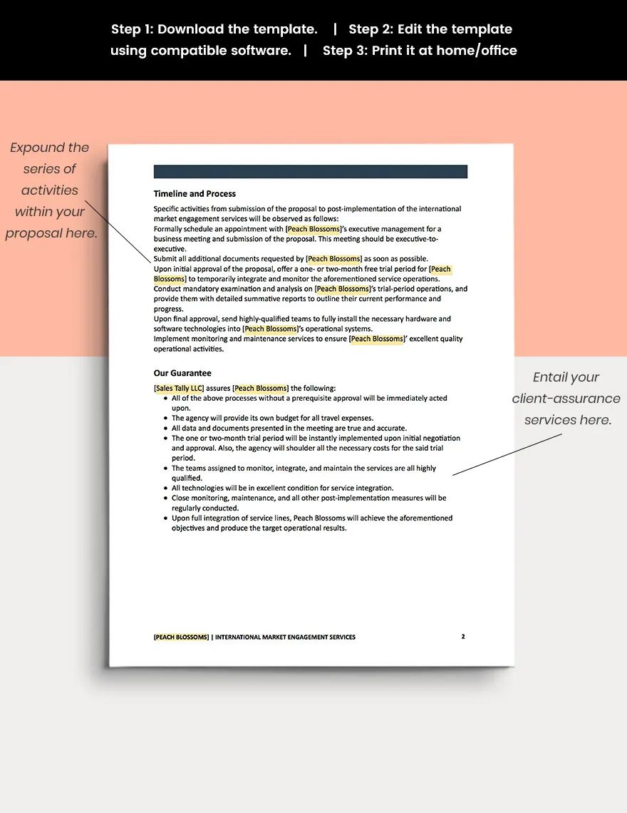 Sales Agency Proposal Template Download in Word, Google Docs, Apple