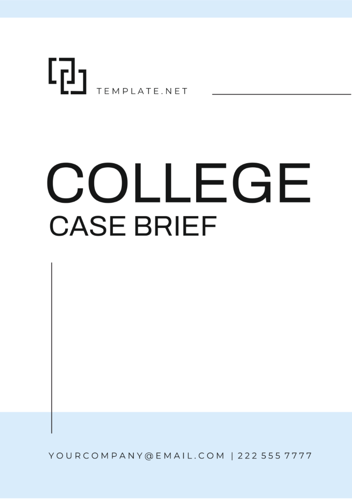 College Case Brief Template - Edit Online & Download