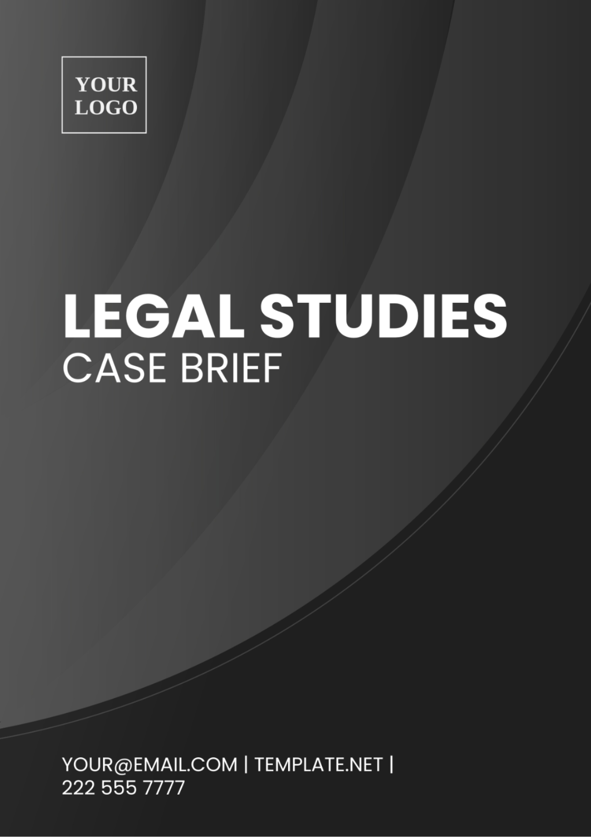 Free Legal Studies Case Brief Template