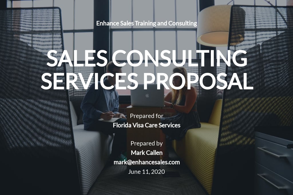 Consulting Business Proposal Template Google Docs Word Apple Pages