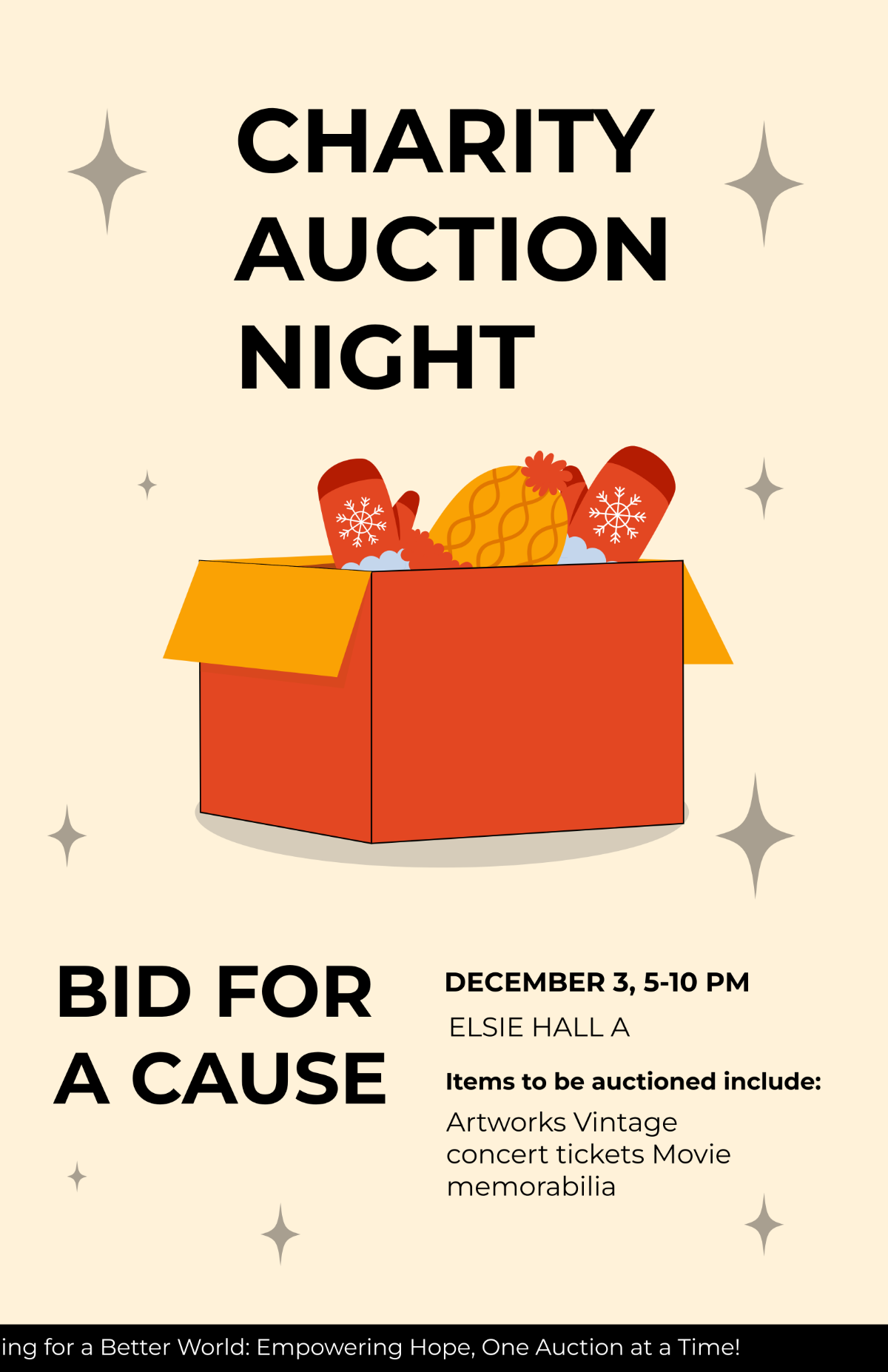Auction Poster 