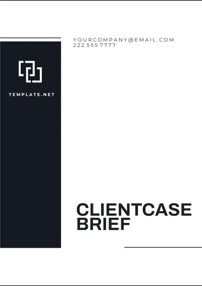 Free Client Case Brief Template to Edit Online