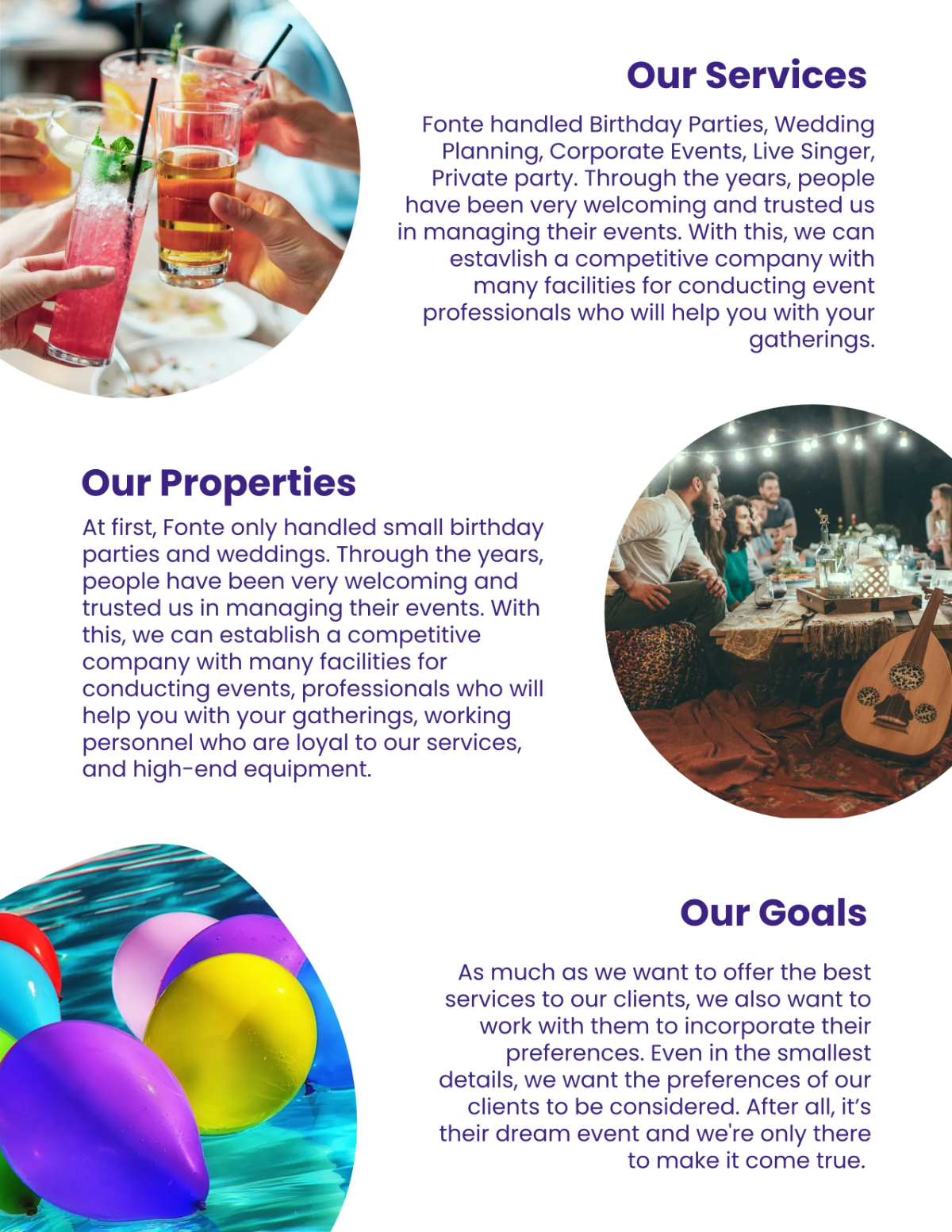Free Event management leaflet Template to Edit Online