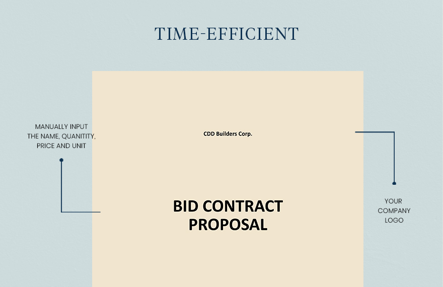 Bid Contract Proposal Template