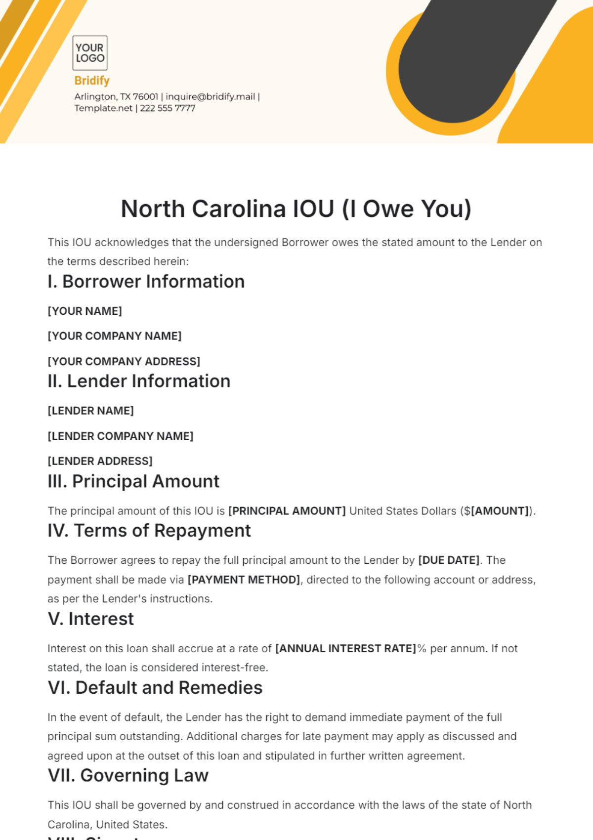 North-Carolina-IOU-Template-edit-online.png