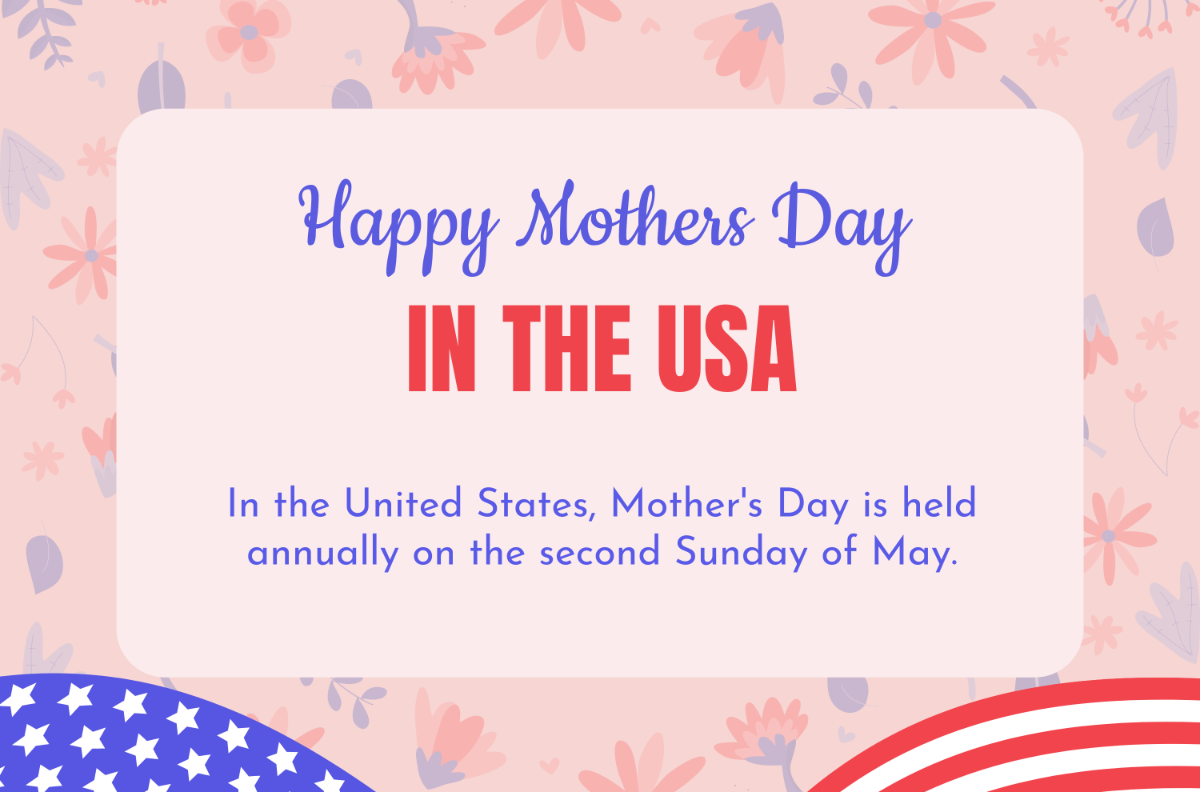 Free Mother's Day USA Template
