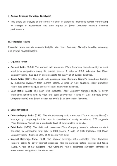 Free Travel Agency Financial Report Template to Edit Online