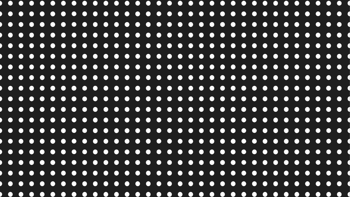White Dots with Black Background