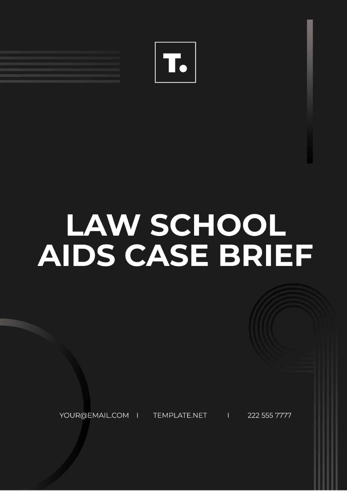 Law School Aids Case Brief Template