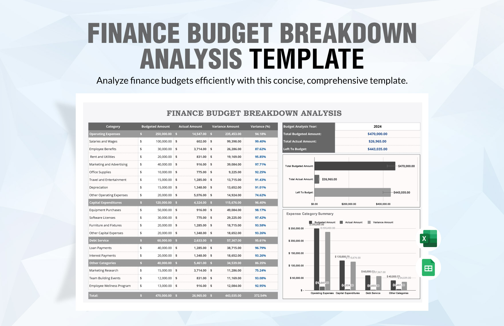 Free Conference Budget Templates Editable And Printable