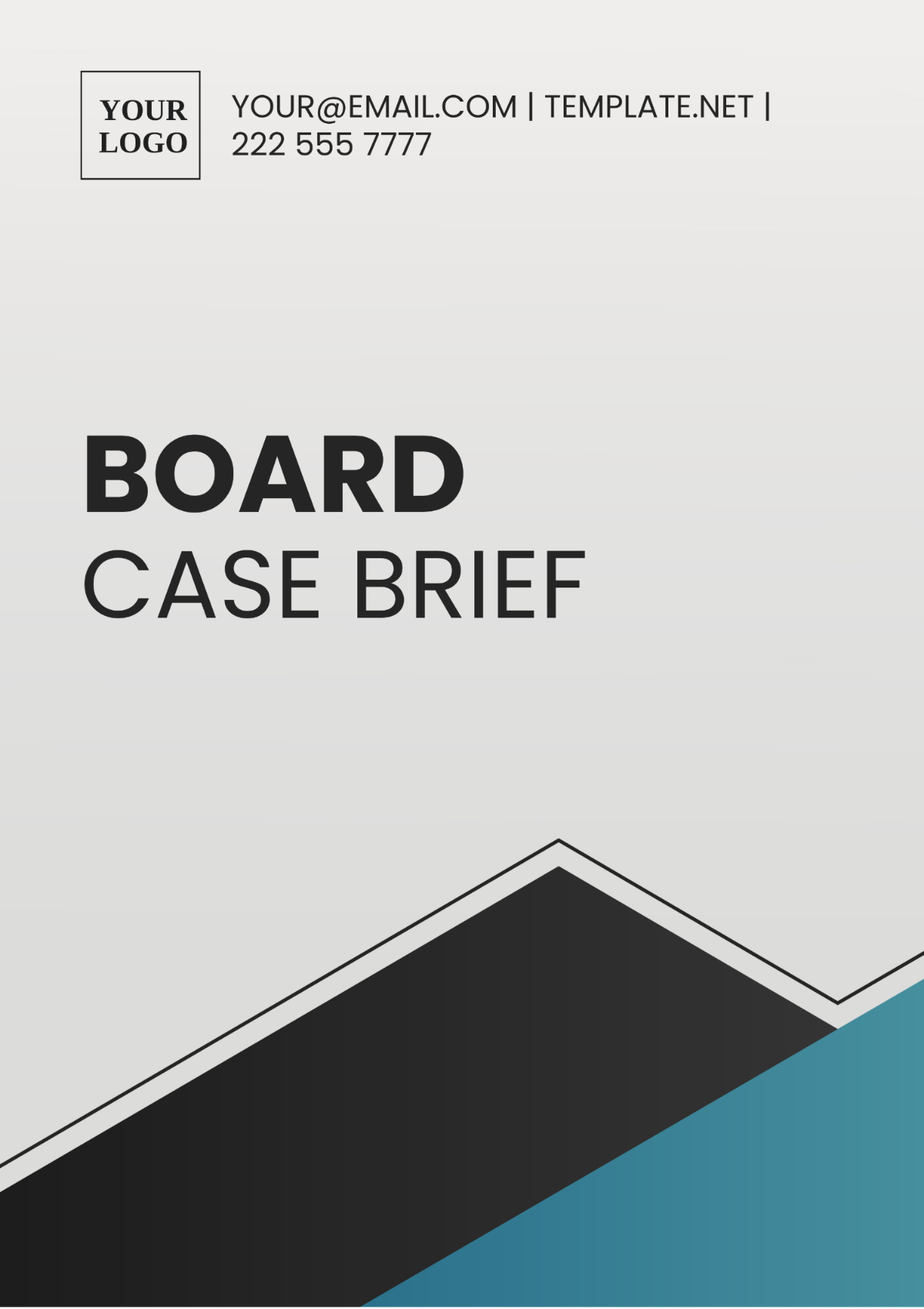 Free Board Case Brief Template