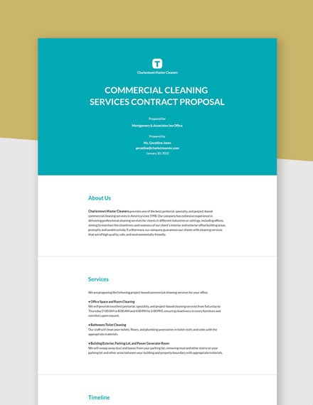 30  Cleaning Proposal Word Templates Free Downloads Template net