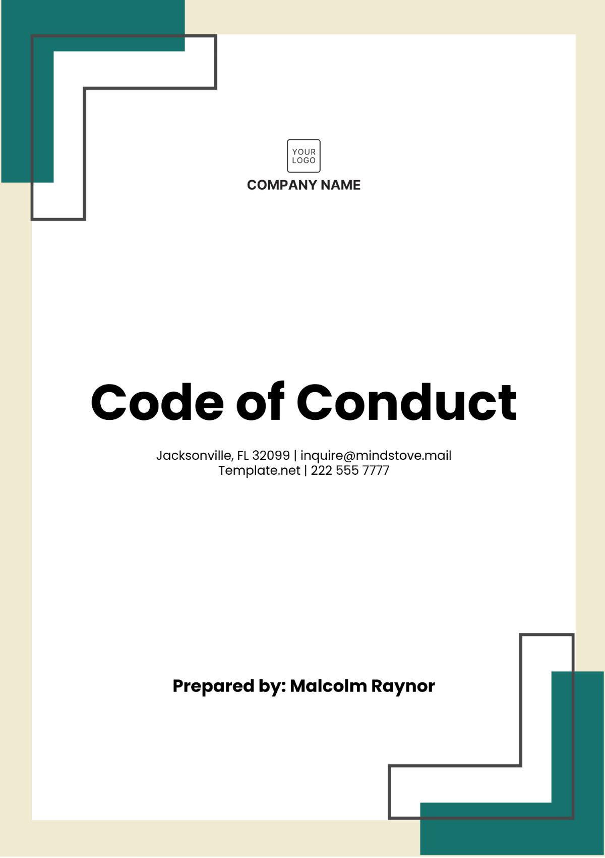 Code of Conduct Template