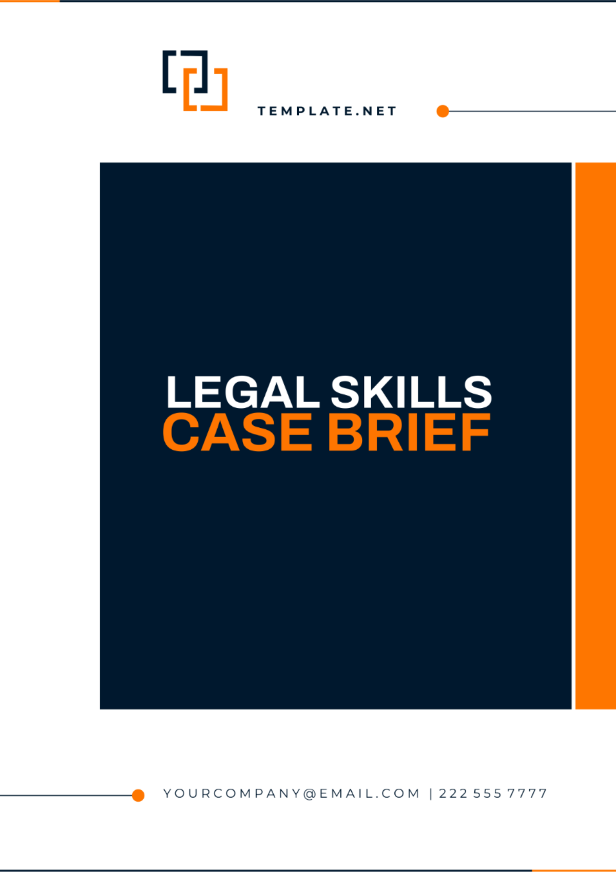 Free Legal Skills Case Brief Template