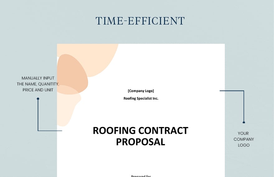 Roofing Contract Proposal Template