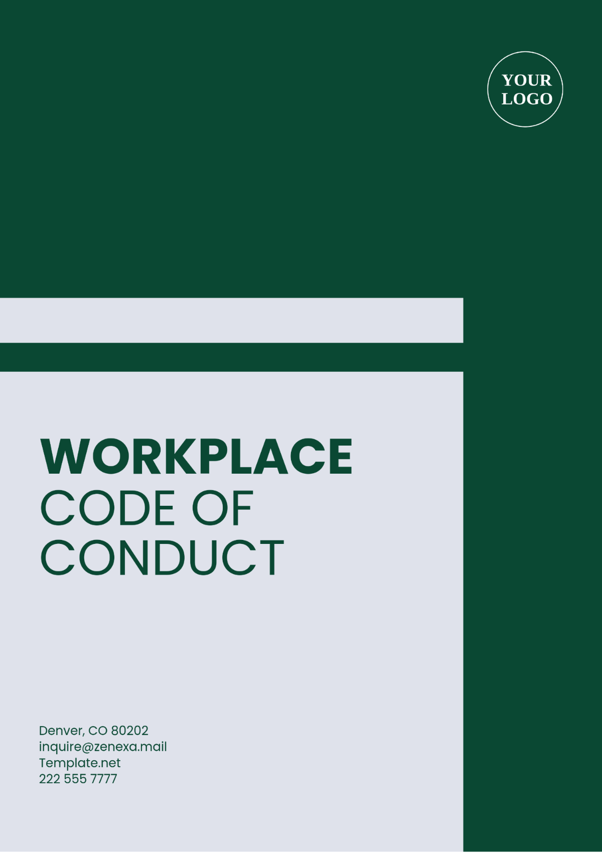 Workplace Code of Conduct Template