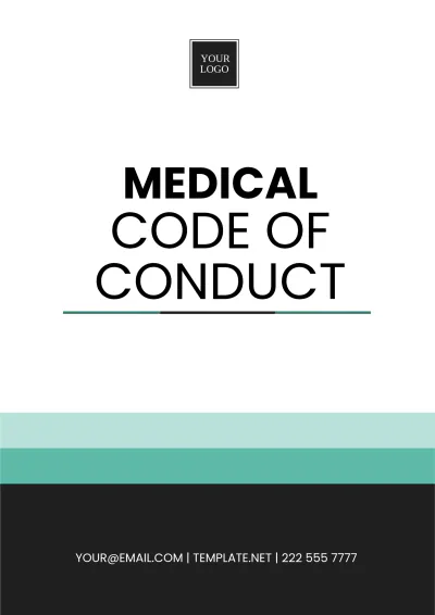 Free Medical Code of Conduct Template to Edit Online