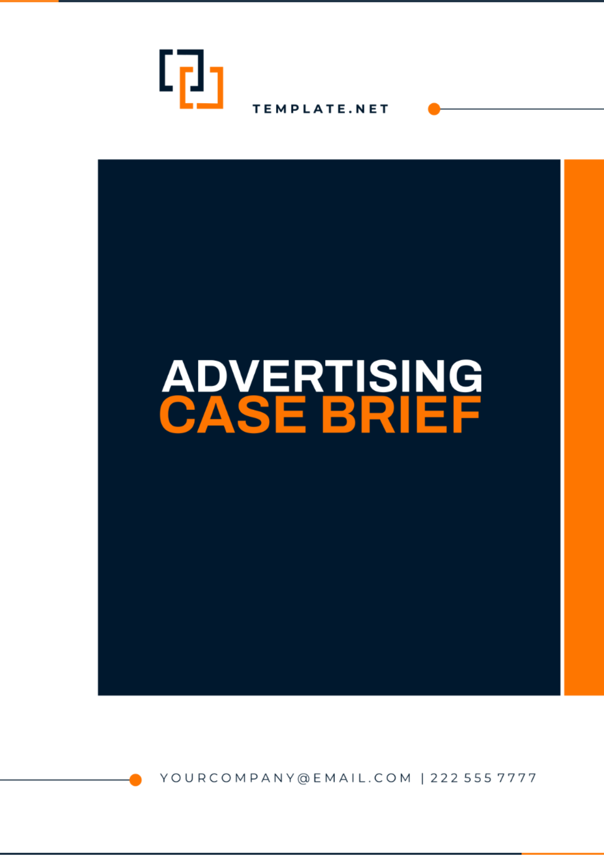 Free Advertising Case Brief Template