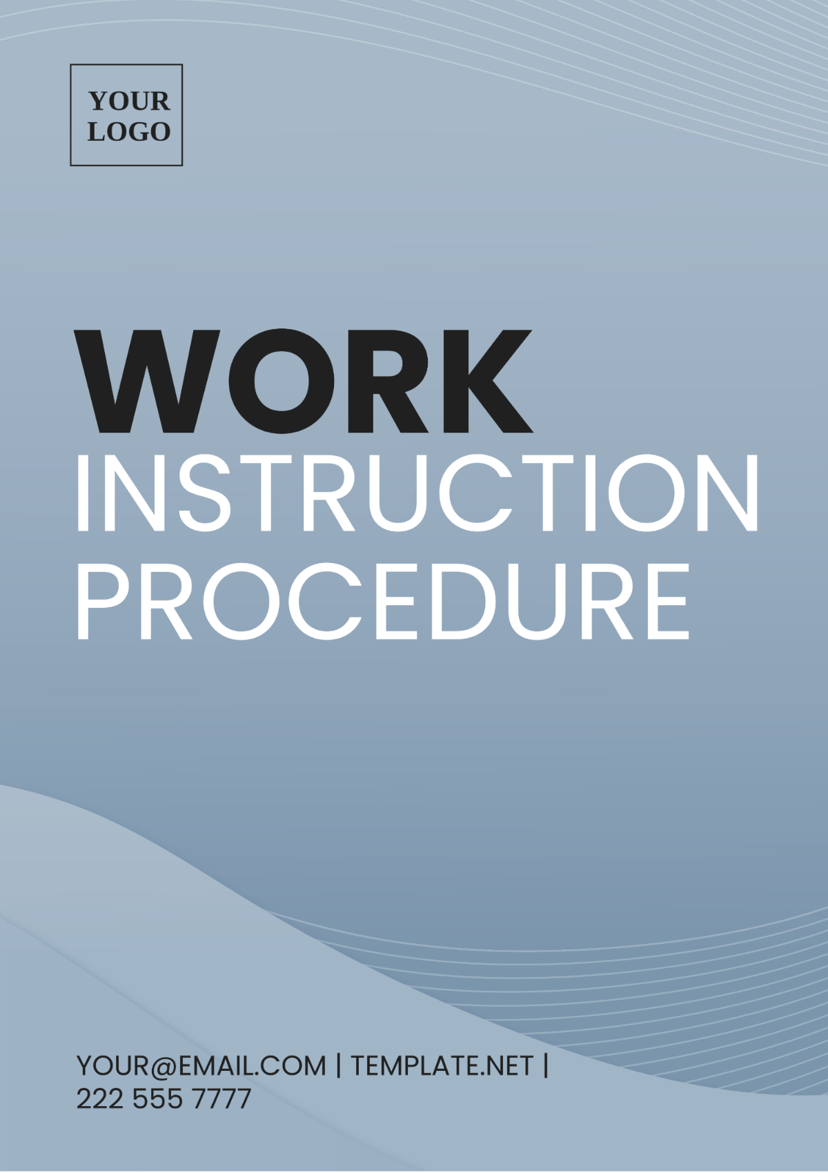Free Work Instruction Procedure Template