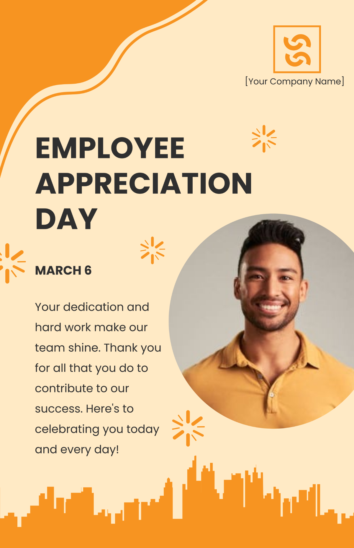 Employee Appreciation Poster Template
