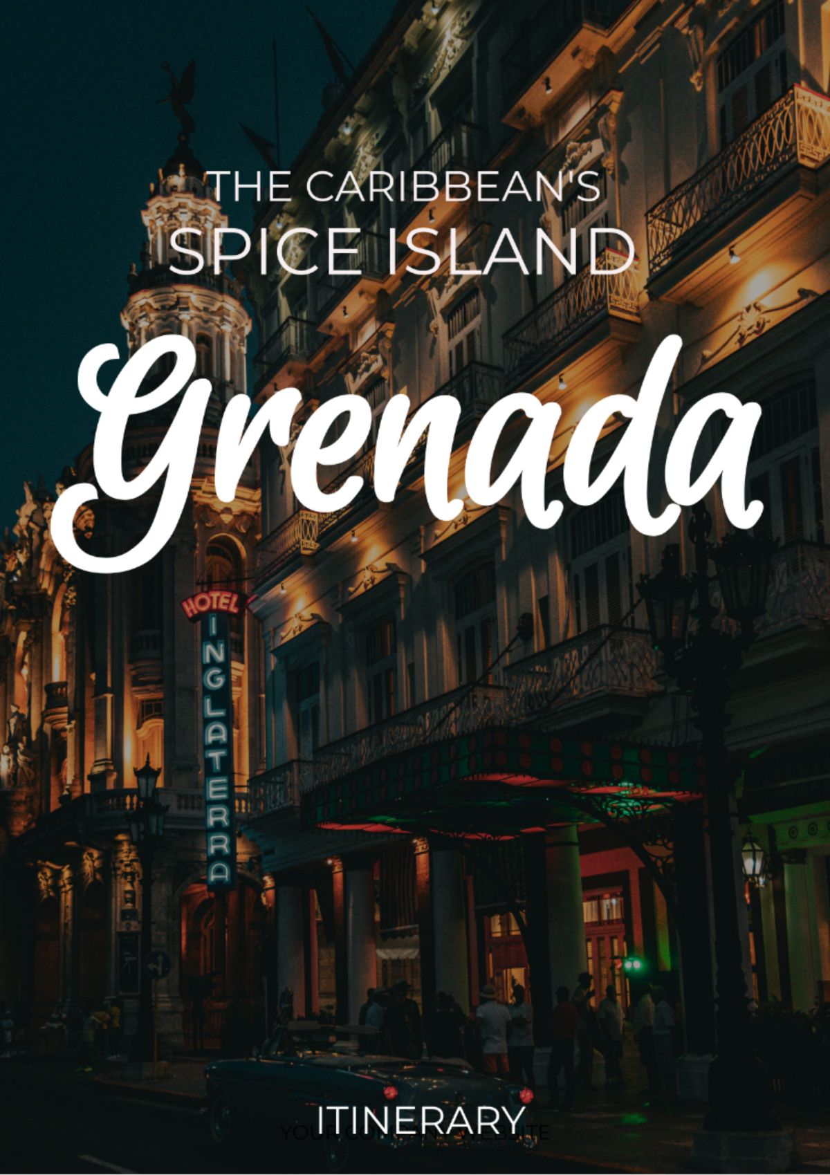 Grenada Itinerary Template - Edit Online & Download