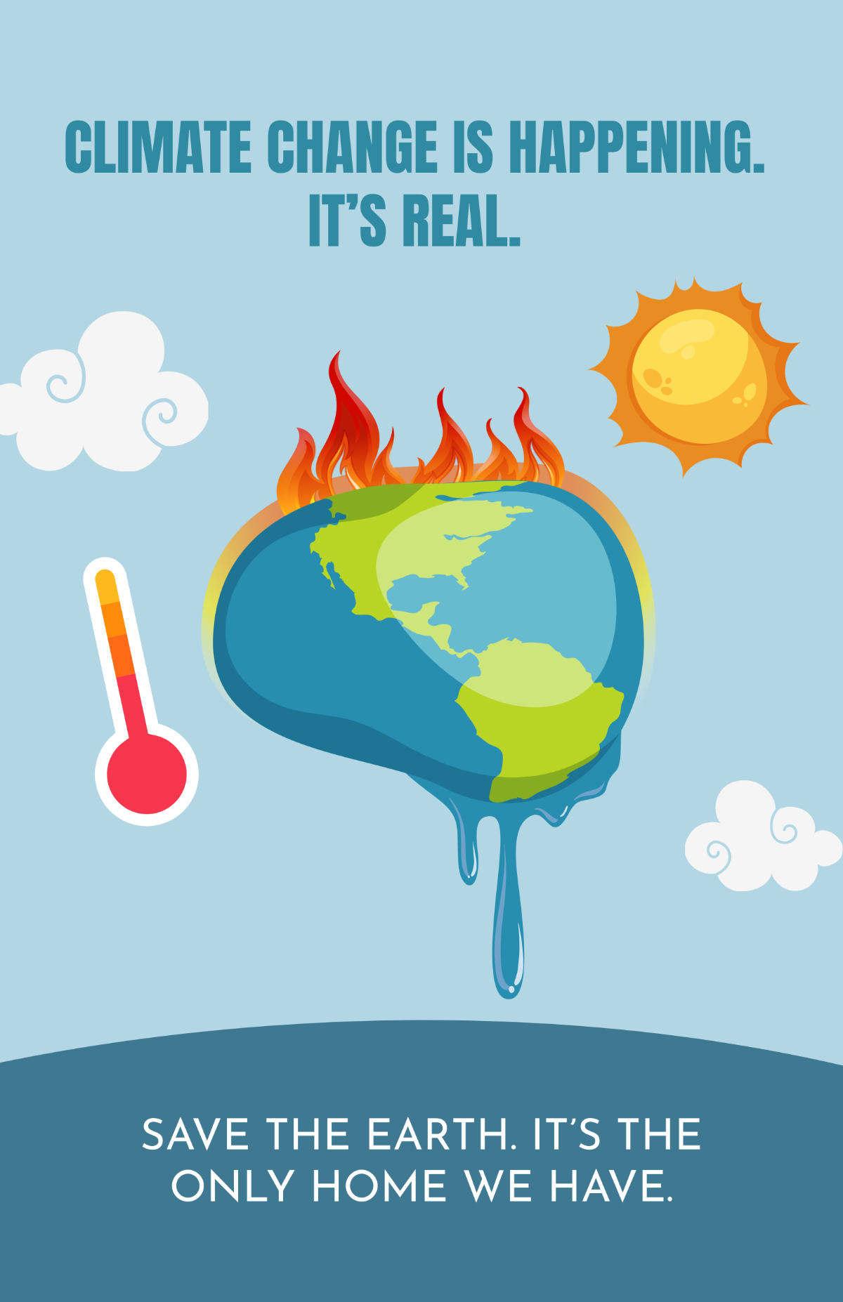 Free Climate Change Poster Template