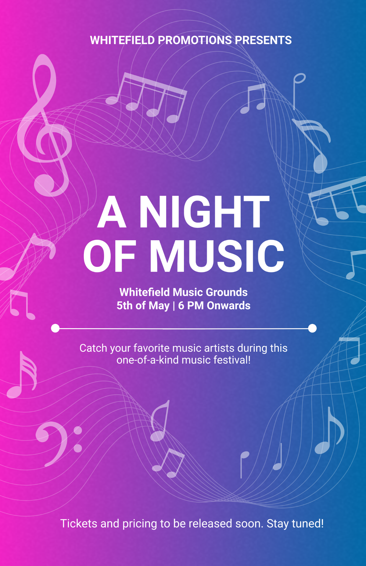 Free Music Fest Poster Template Edit Online Download Template