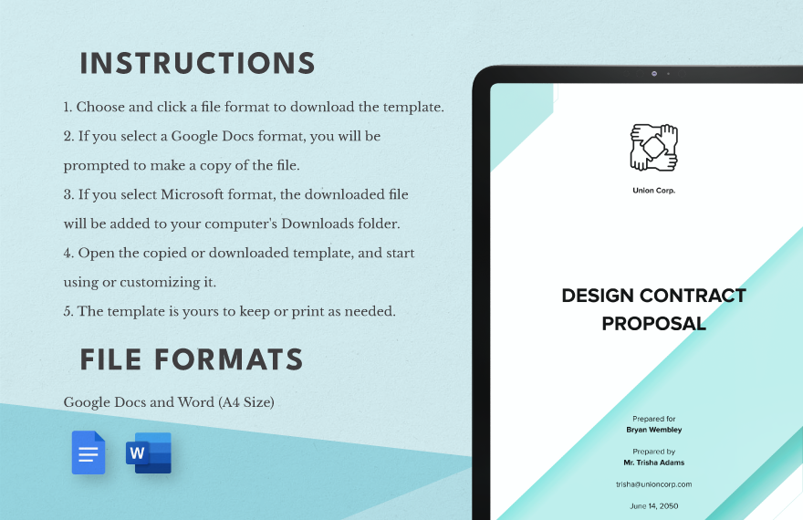 Design Contract Proposal Template