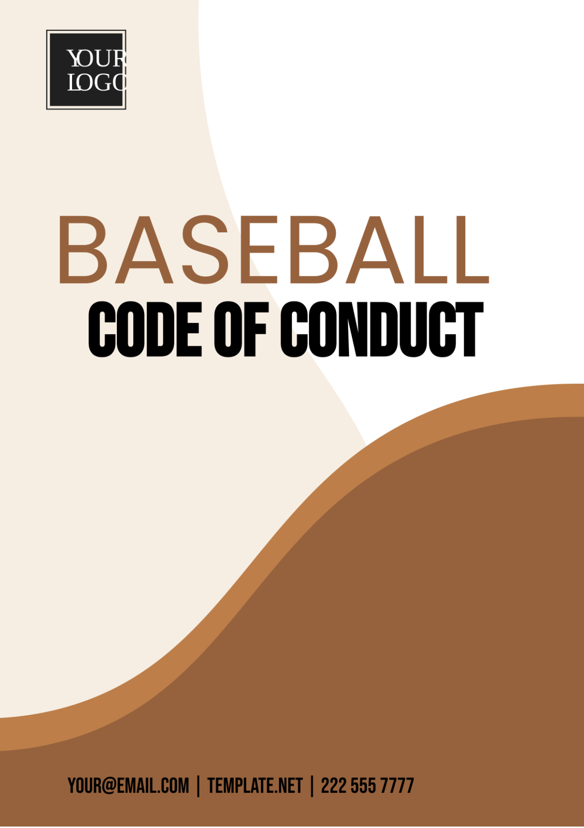 Baseball Code of Conduct Template