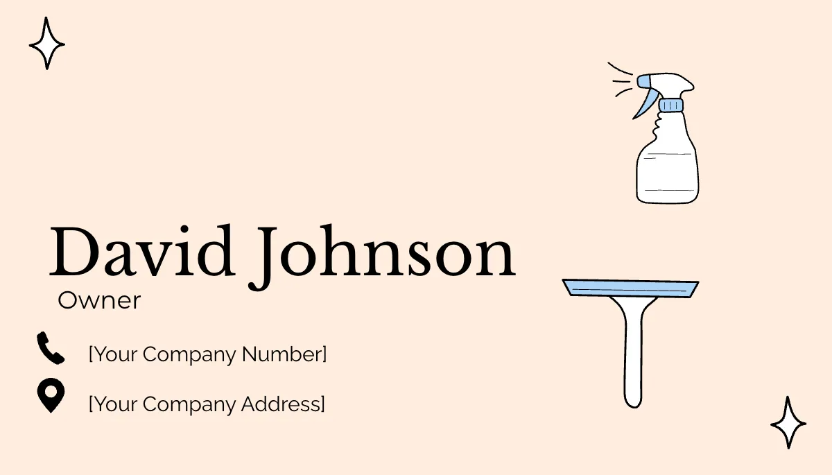 Free Pressure Washing Business Card Template to Edit Online