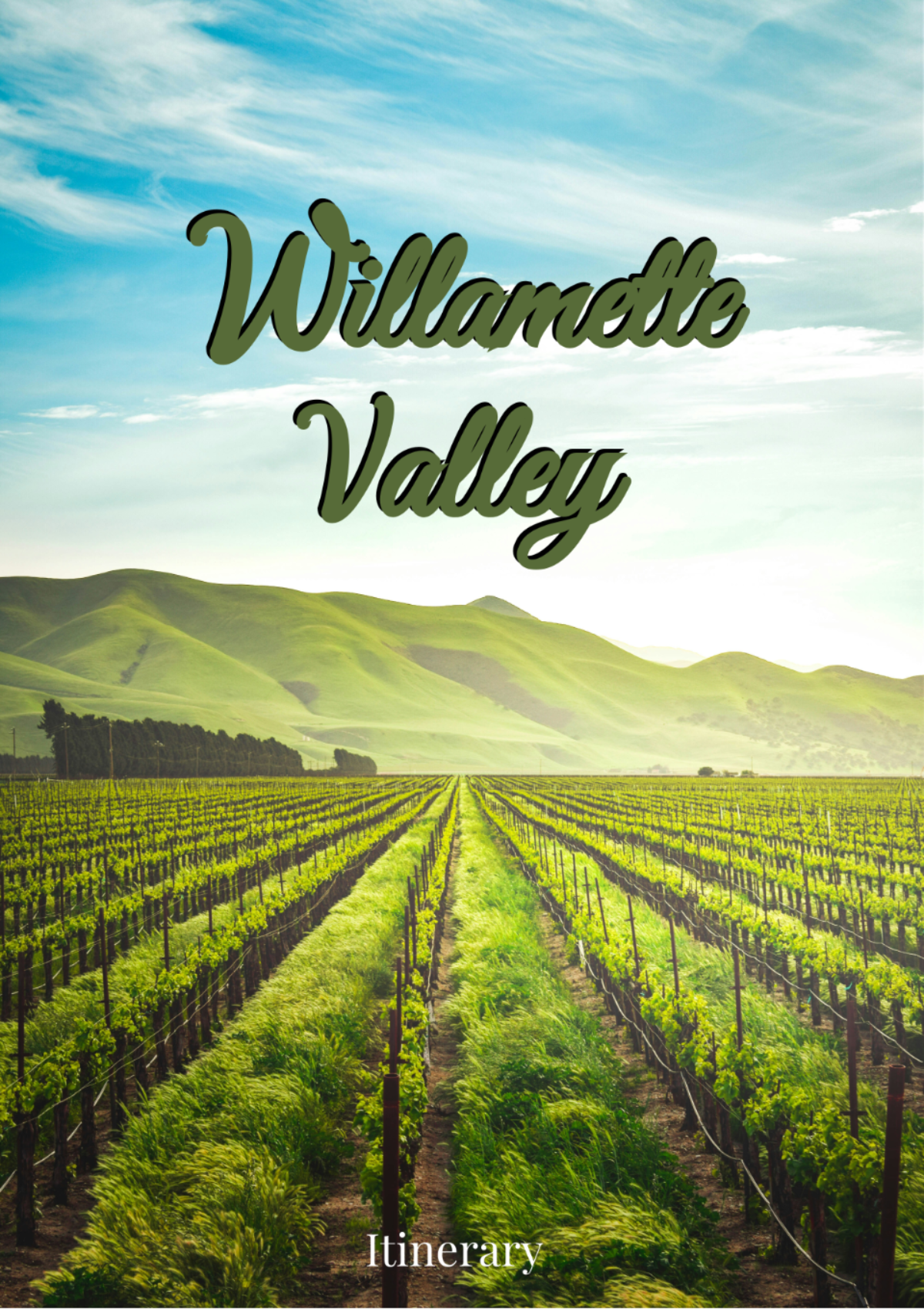 Willamette Valley Itinerary Template - Edit Online & Download