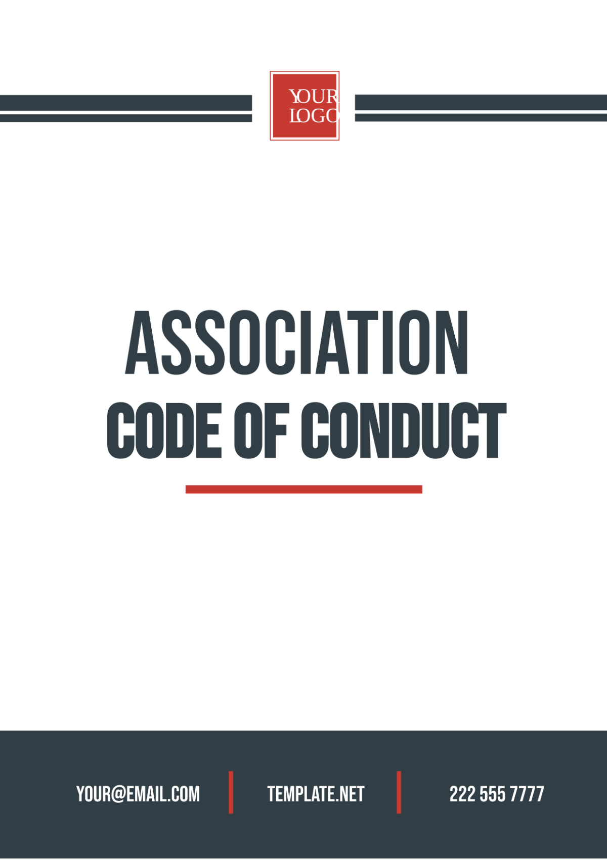 Association Code of Conduct Template