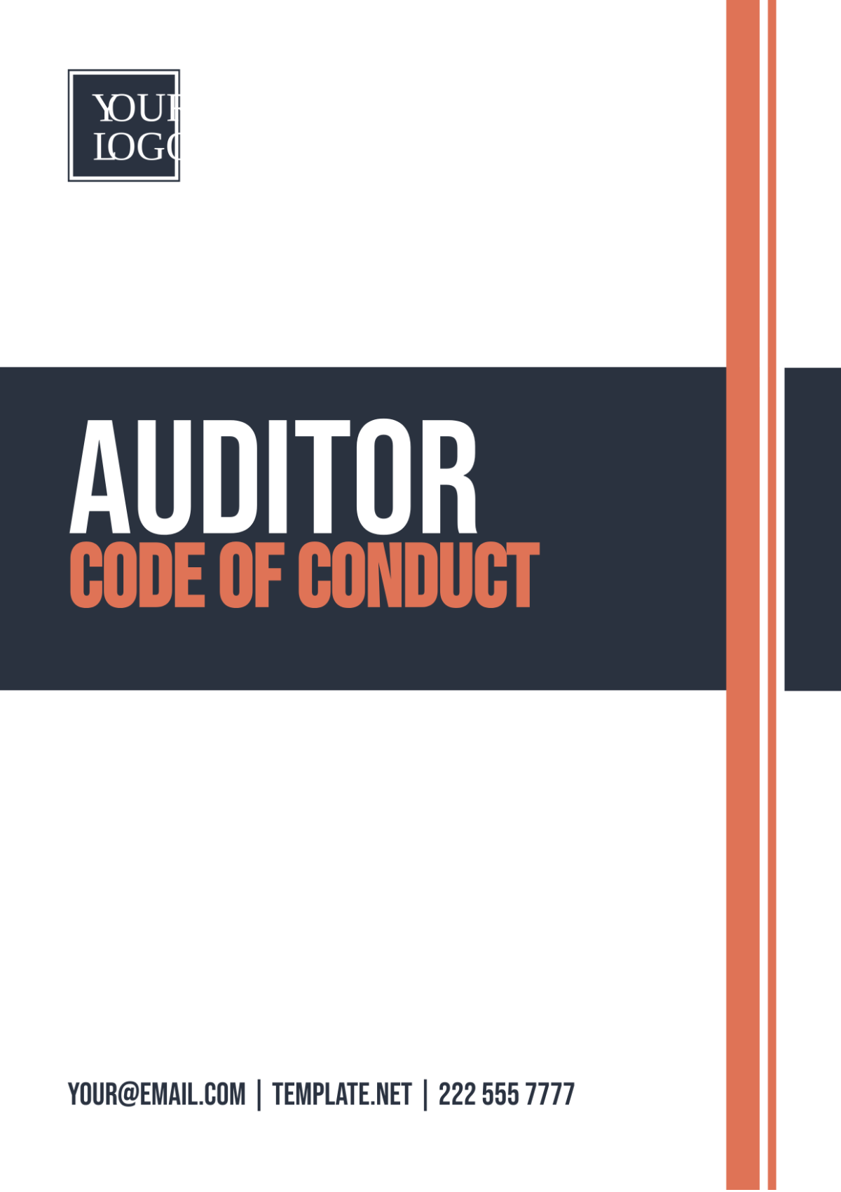 Auditor Code of Conduct Template