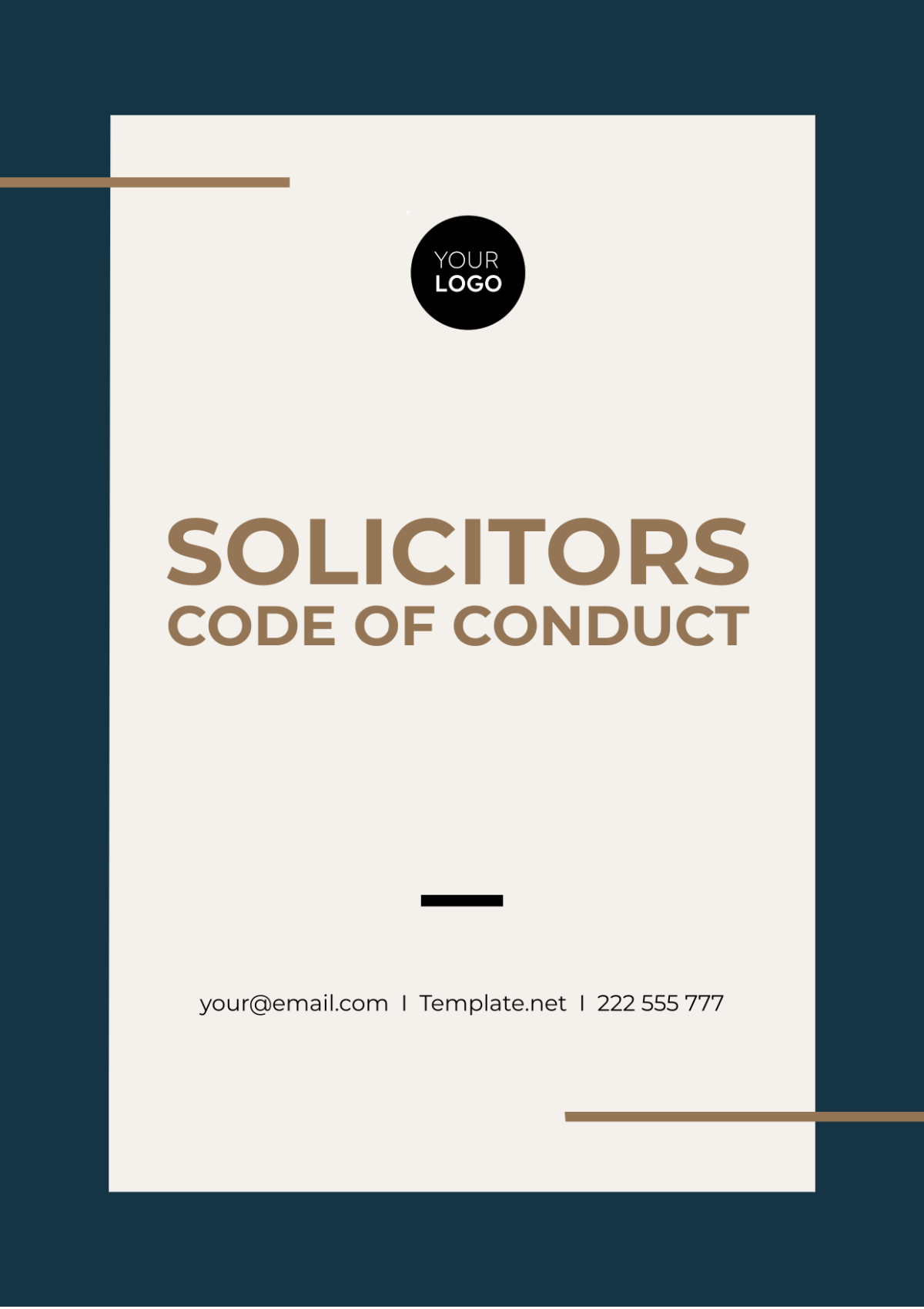 Solicitors Code of Conduct Template - Edit Online & Download