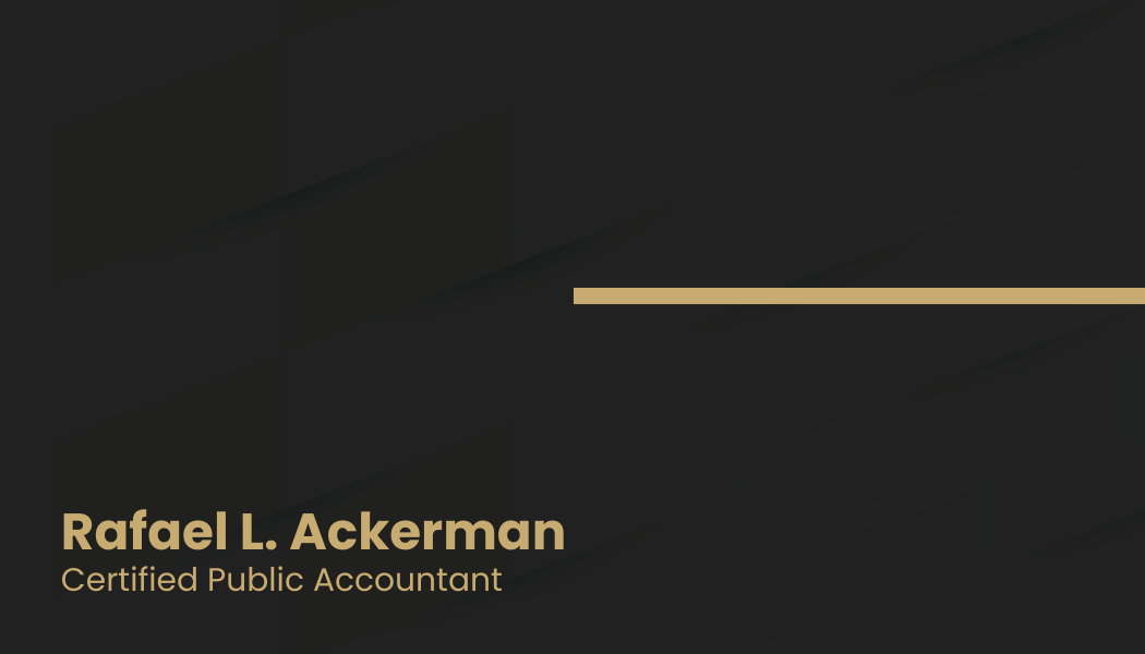 Free Accountant Business Card Template