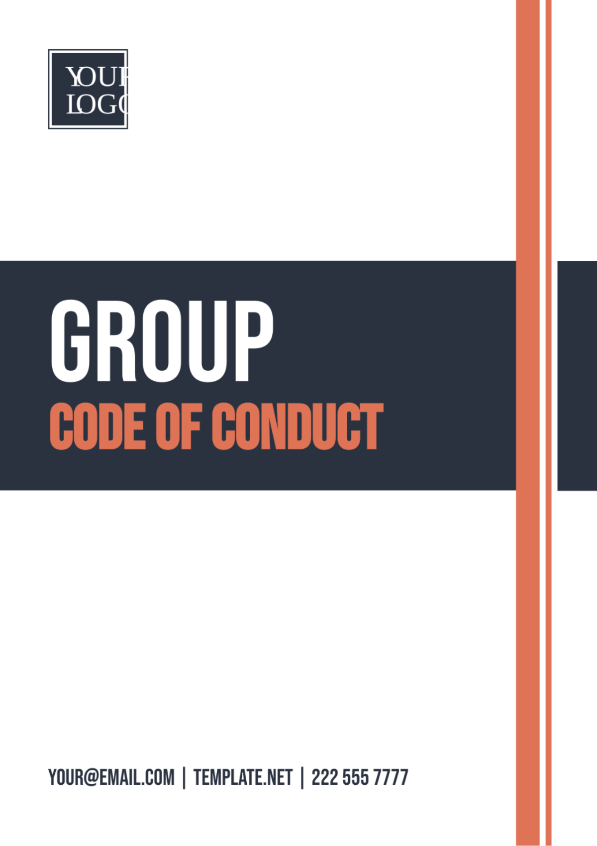 Group Code of Conduct Template