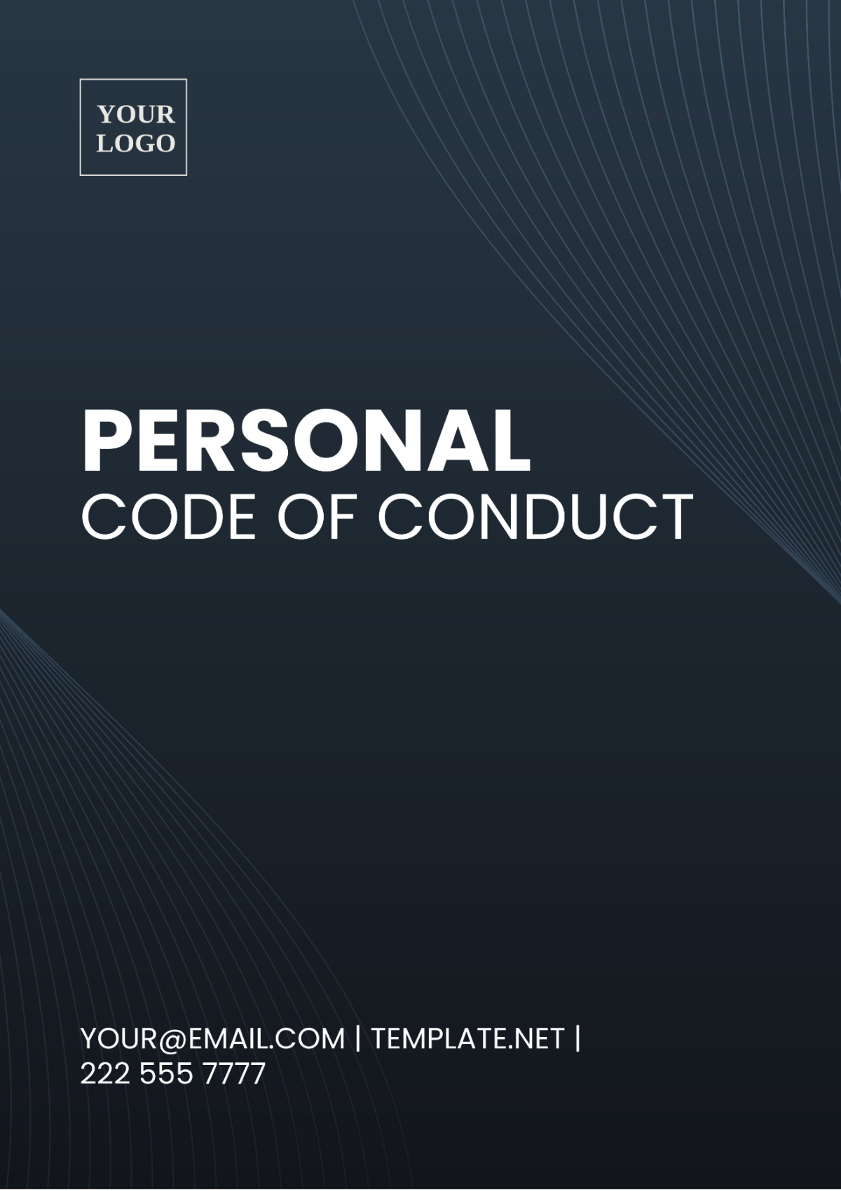 Personal Code of Conduct Template