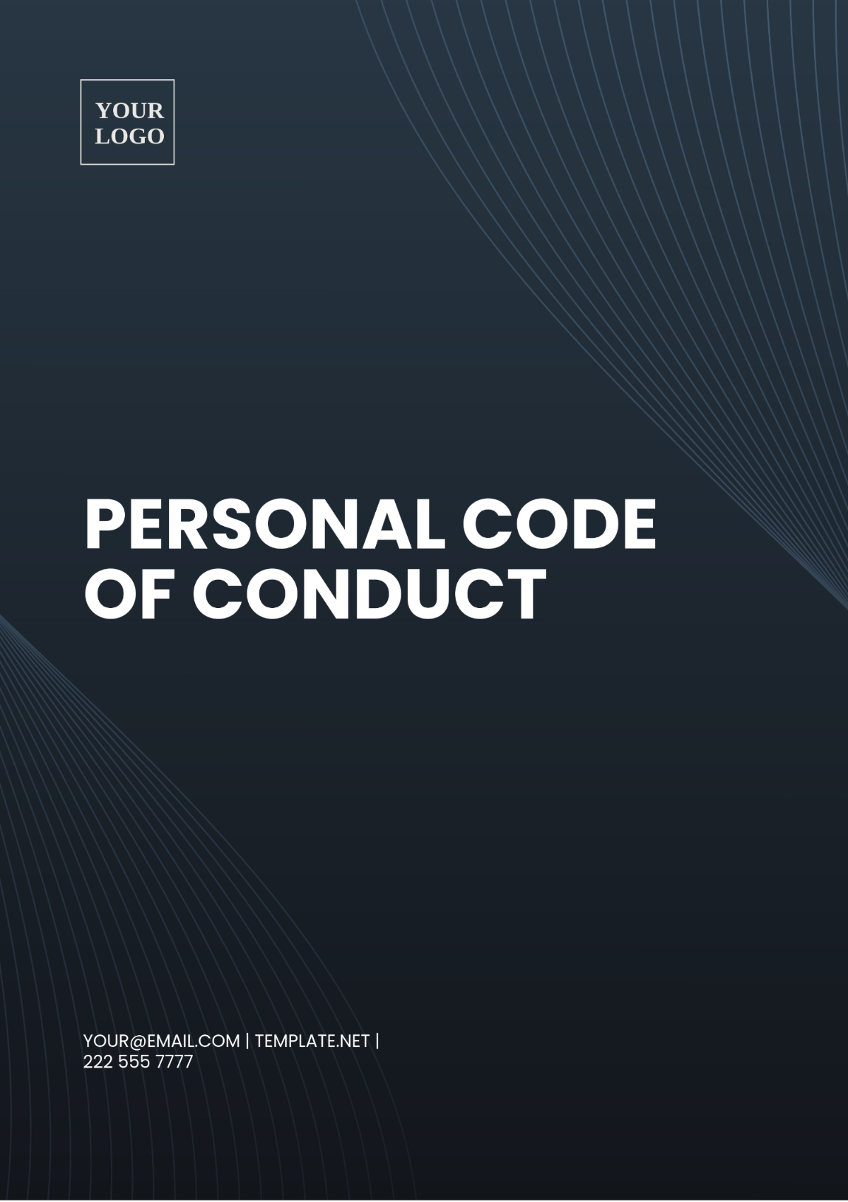 Personal Code of Conduct Template