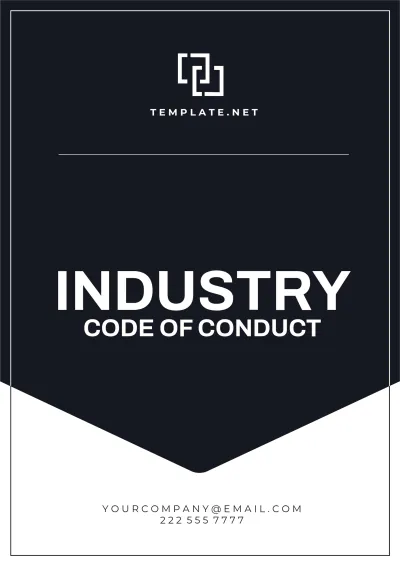 Free Industry Code of Conduct Template to Edit Online