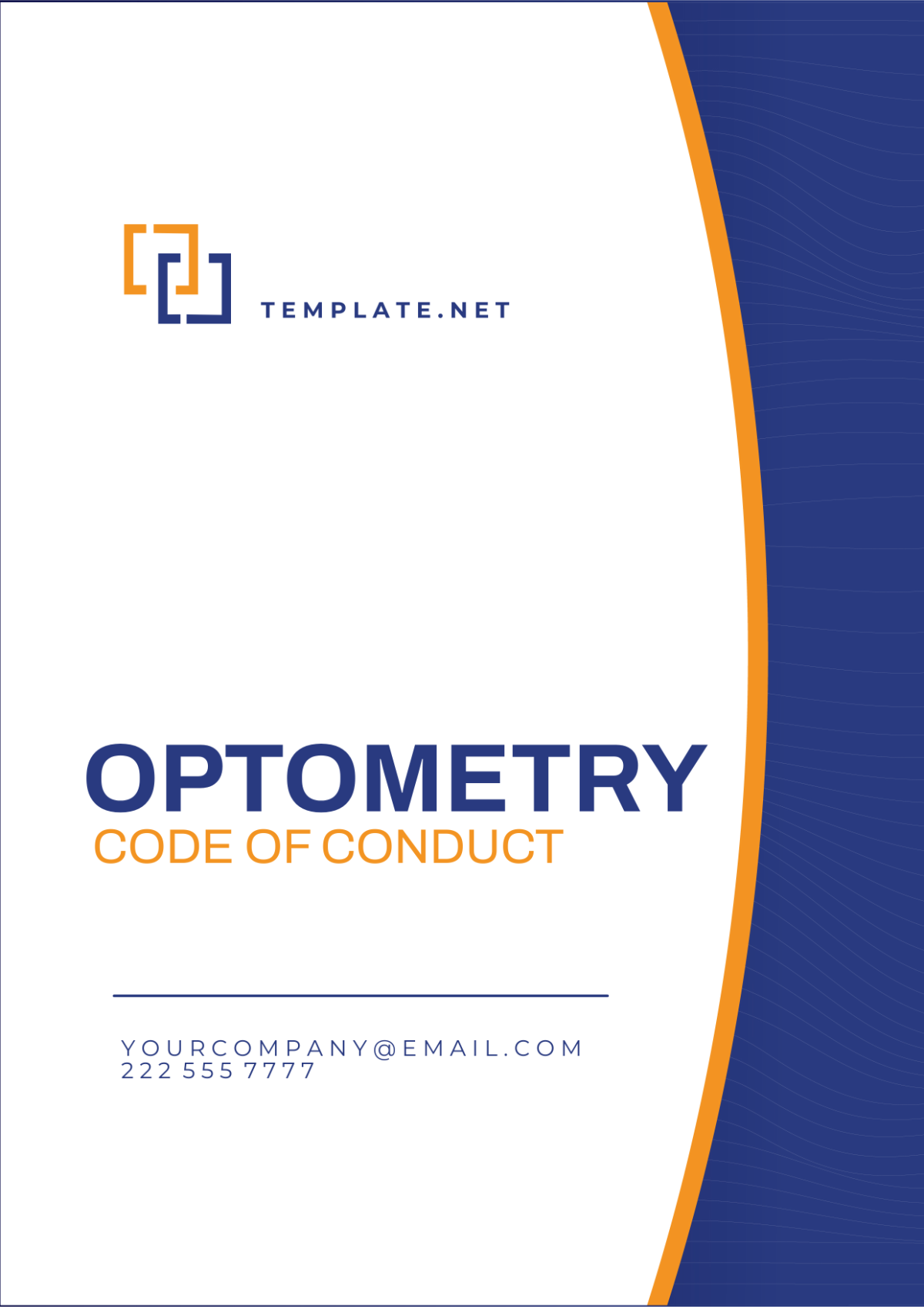 Optometry Code of Conduct Template
