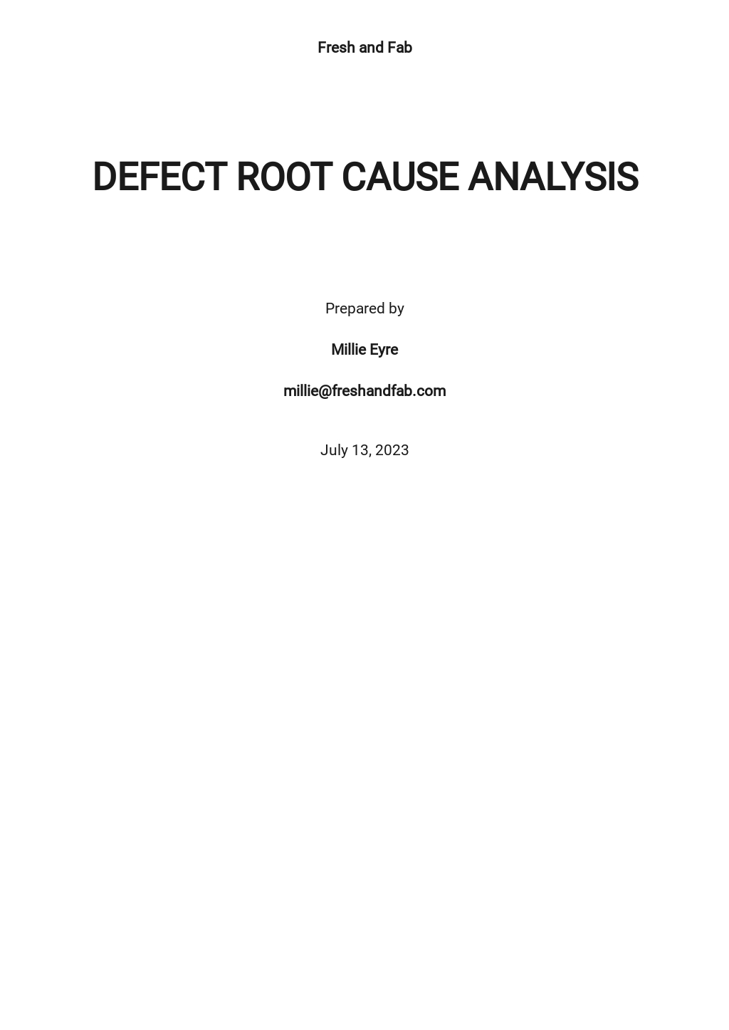 Free Defect Root Cause Analysis Template.jpe