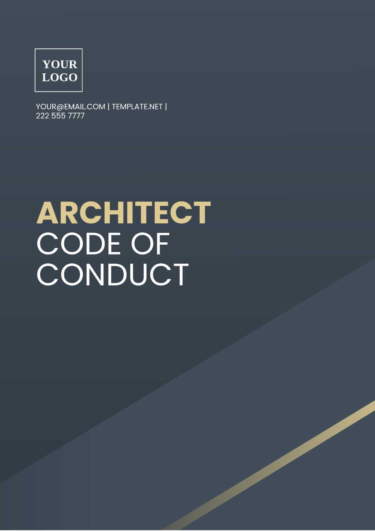 Architect Code of Conduct Template