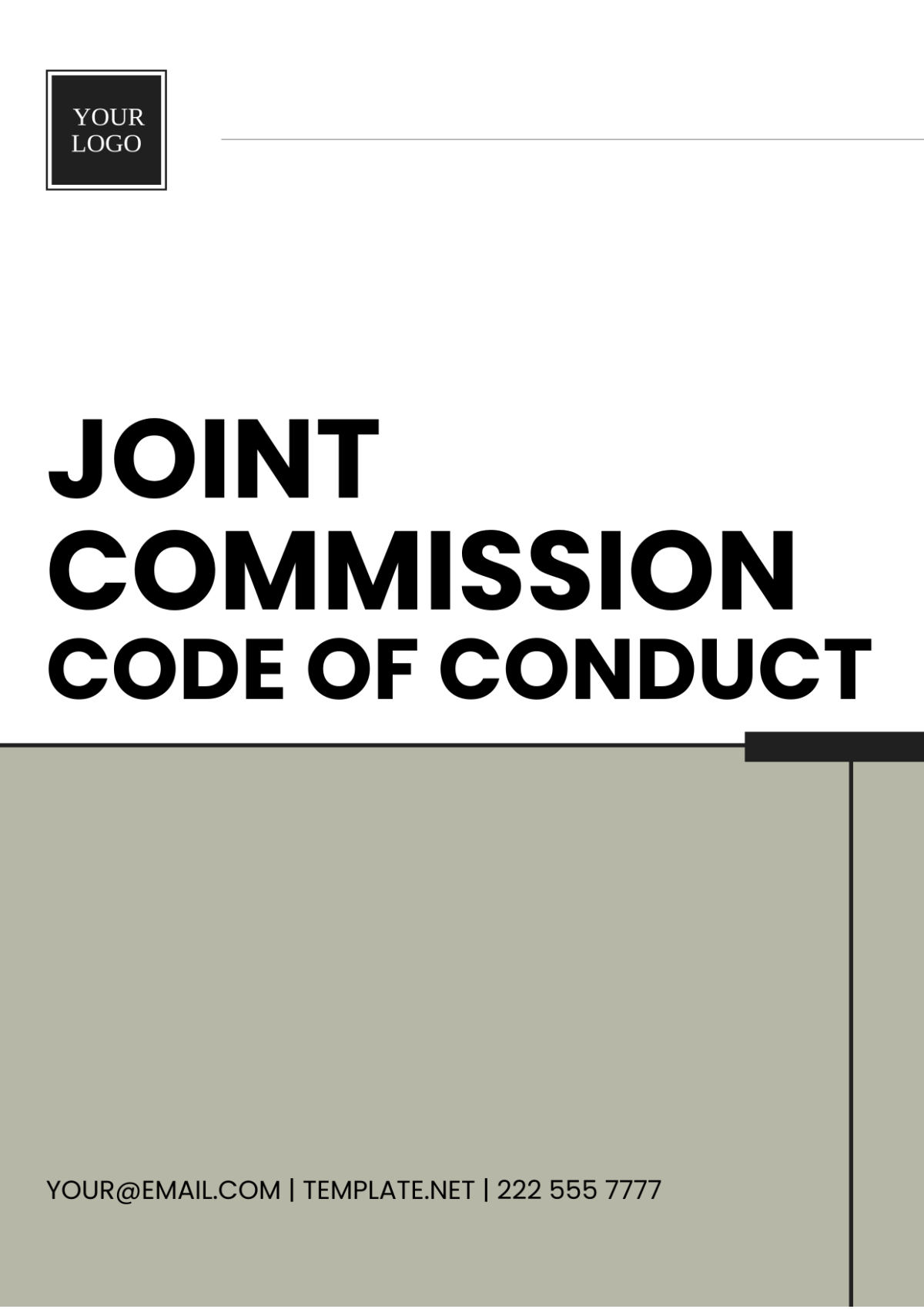 Joint Commission Code of Conduct Template - Edit Online & Download