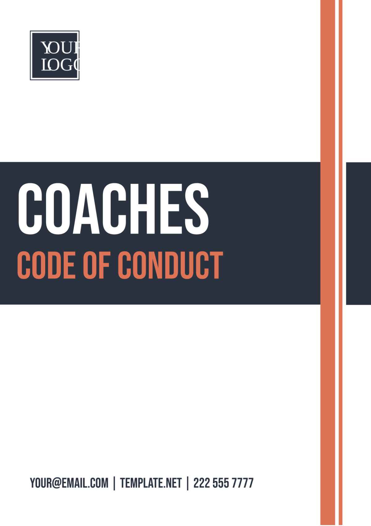 Coaches Code of Conduct Template