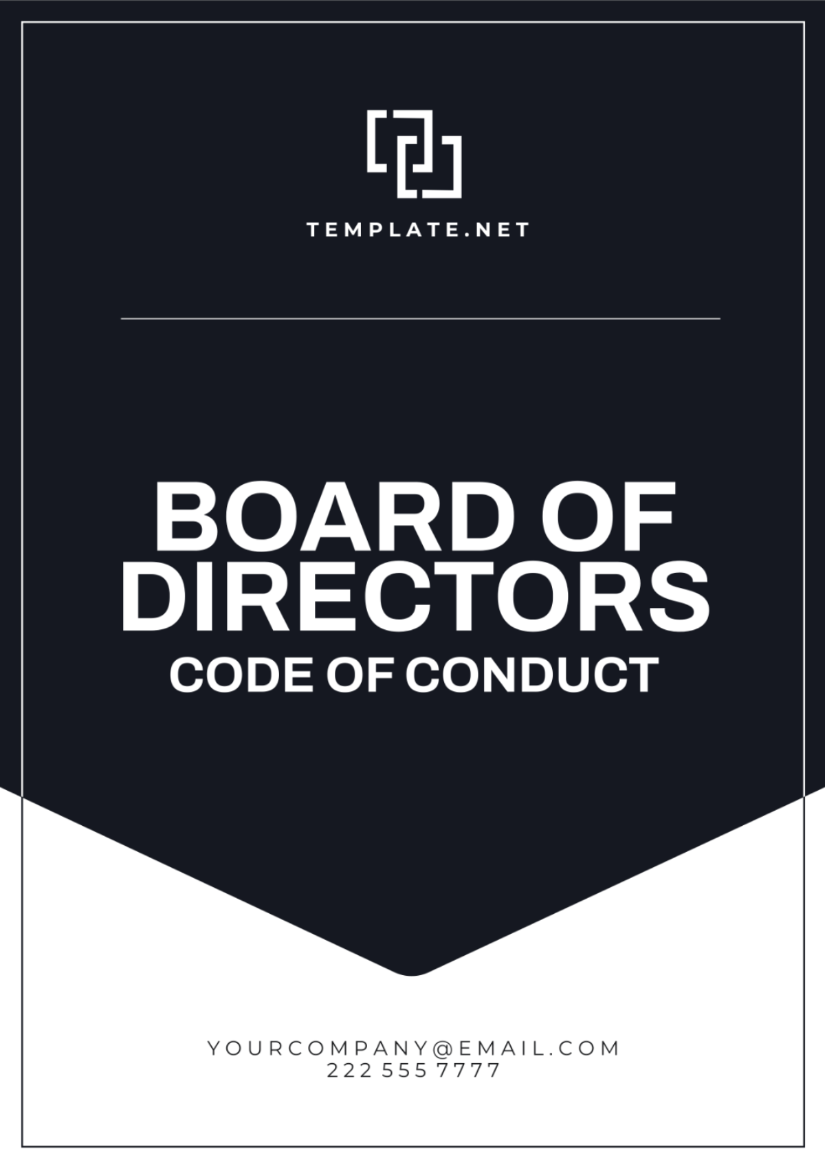 Board of Directors Code of Conduct Template