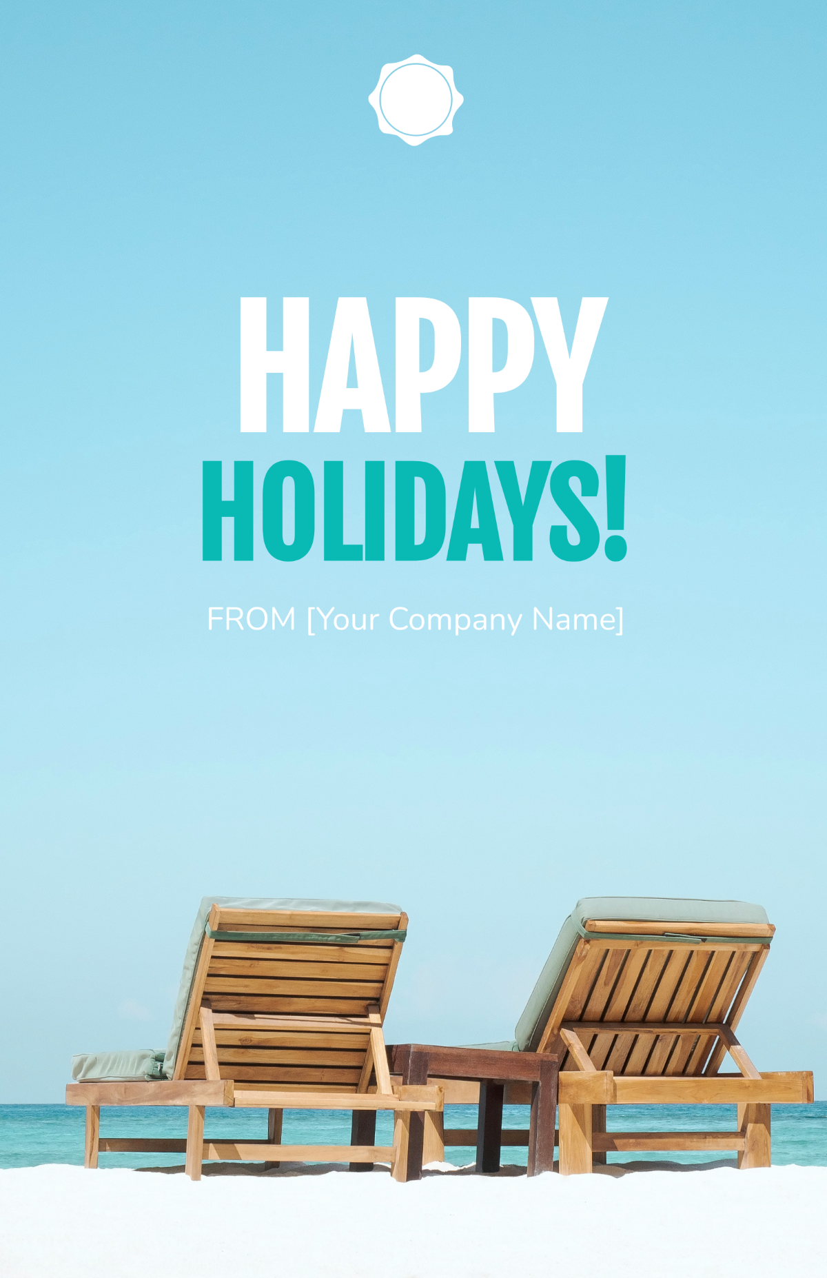 Happy Holidays Poster Template