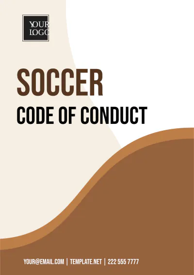 Free Soccer Code of Conduct Template to Edit Online