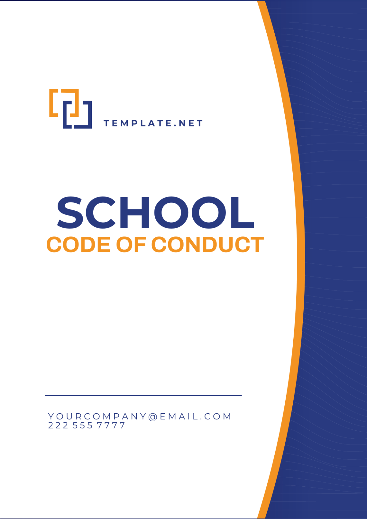Free School Code of Conduct Template