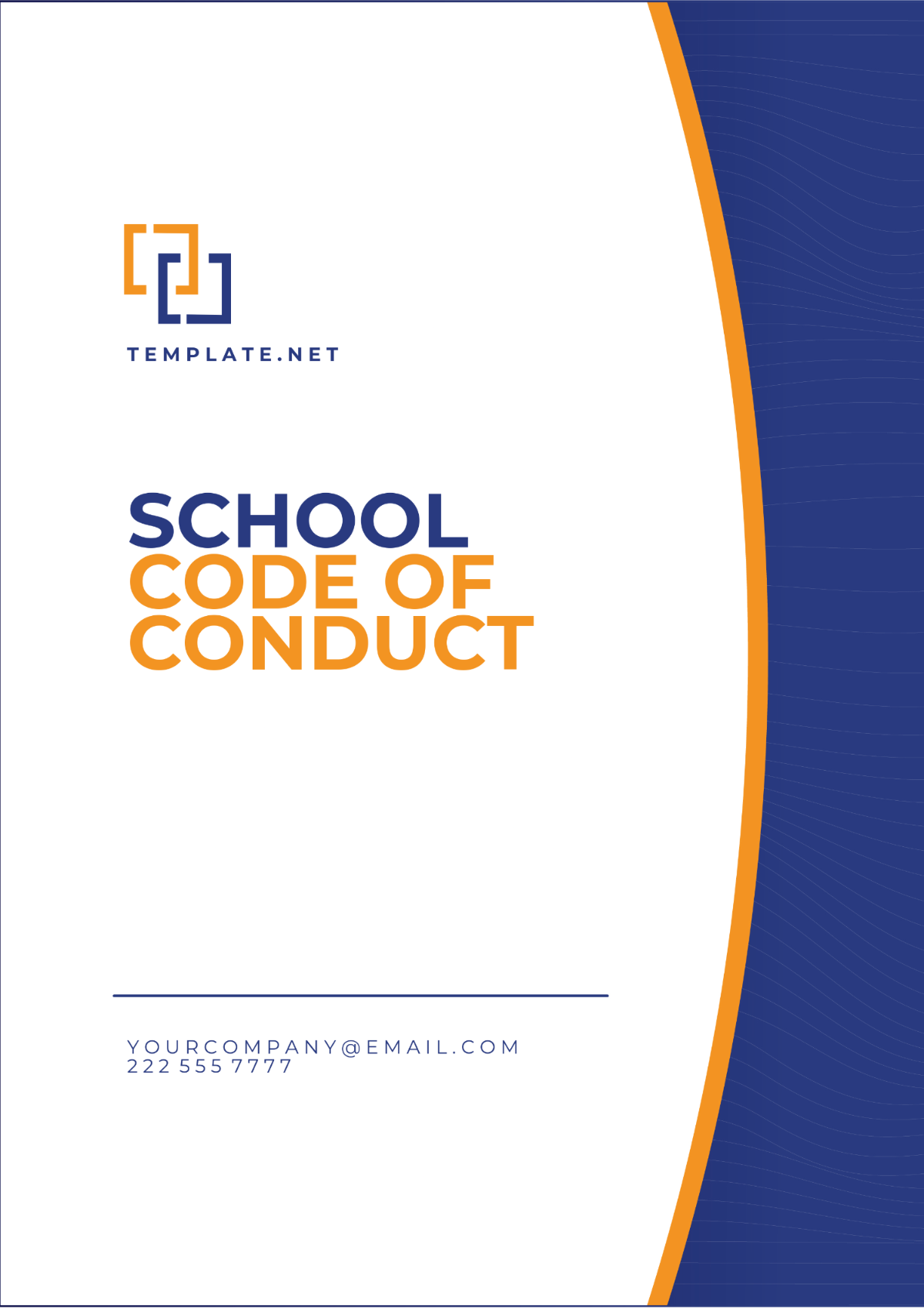 Free Sample School Code of Conduct Template to Edit Online