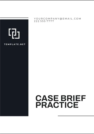 Free Case Brief Practice Template to Edit Online